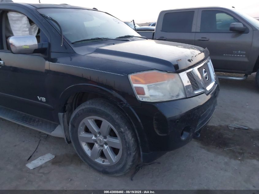 2009 Nissan Armada Le VIN: 5N1BA08C89N608171 Lot: 43008460