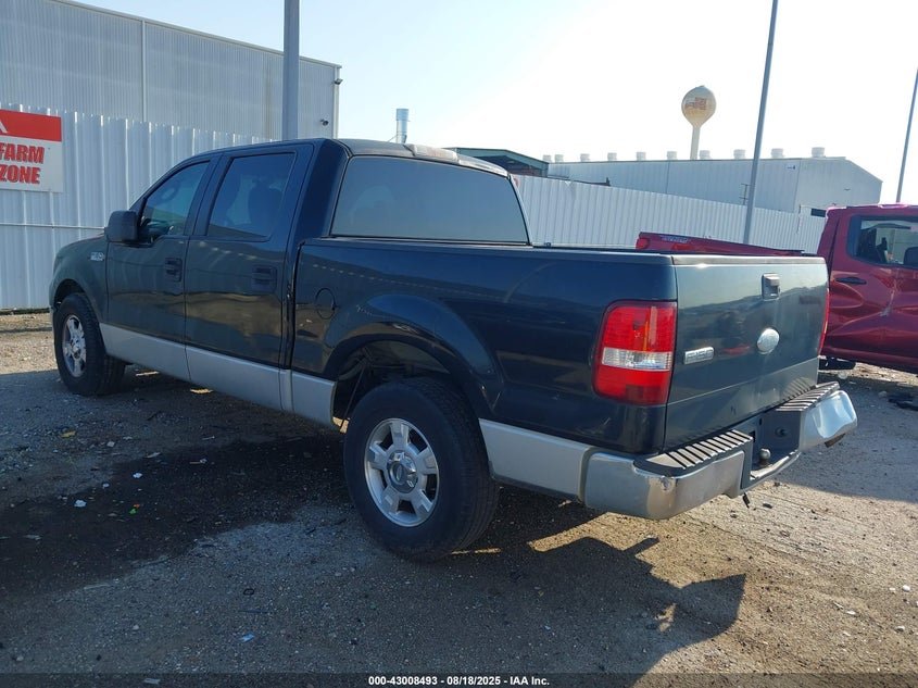 2006 Ford F-150 Xlt black truck gasoline 1FTRW12W76KC58283 photo #4