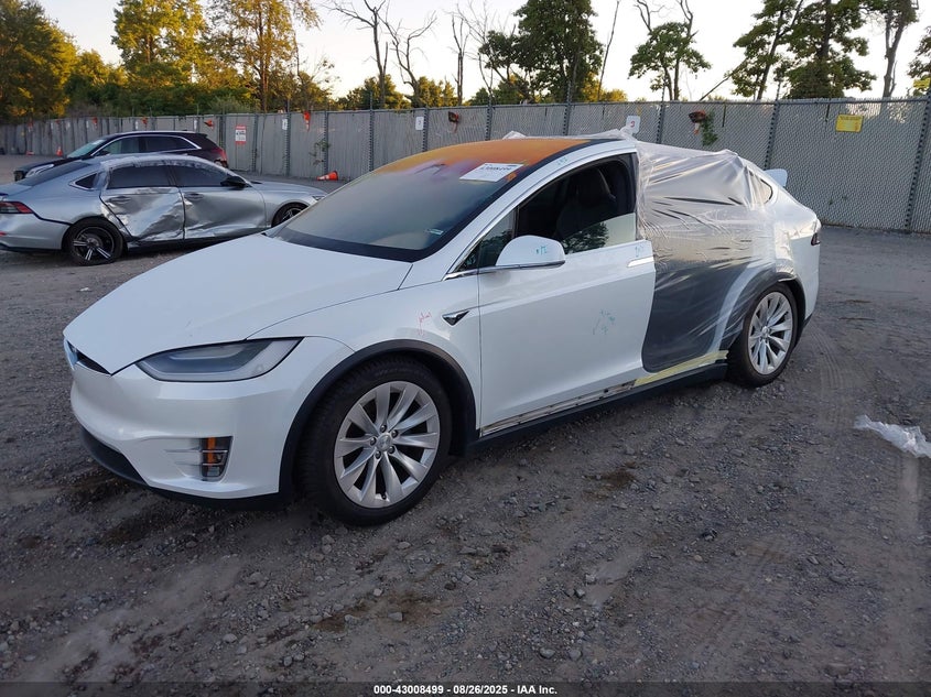 Vin: 5yjxcae2xlf234092, lot: 43502613, tesla model x long range dual motor all-wheel drive/long range plus dual motor all-wheel drive 20202