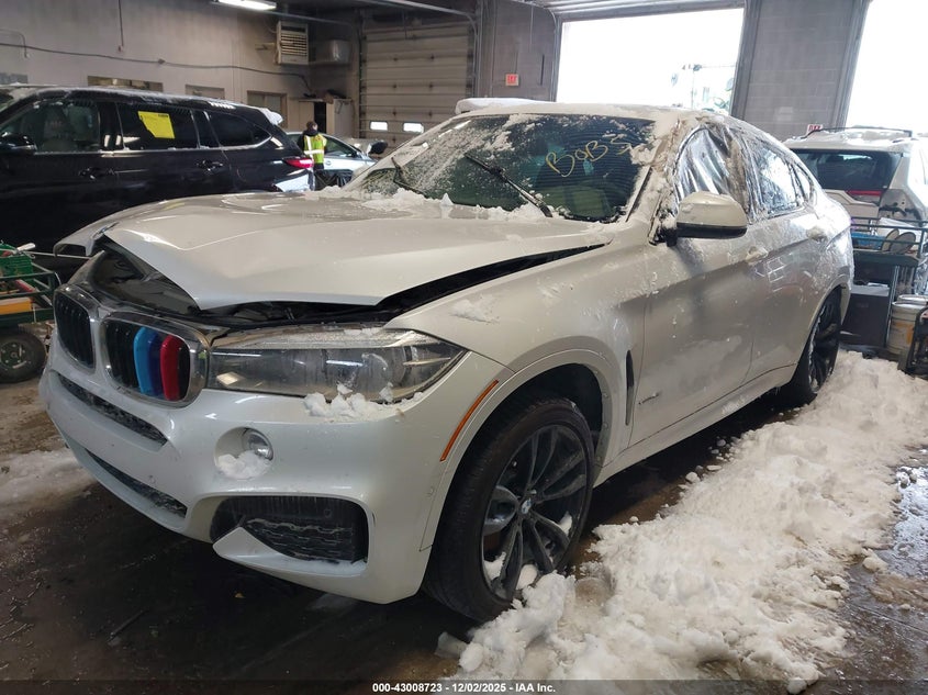 Vin: 5uxku2c38h0u29685, lot: 43502837, bmw x6 20172