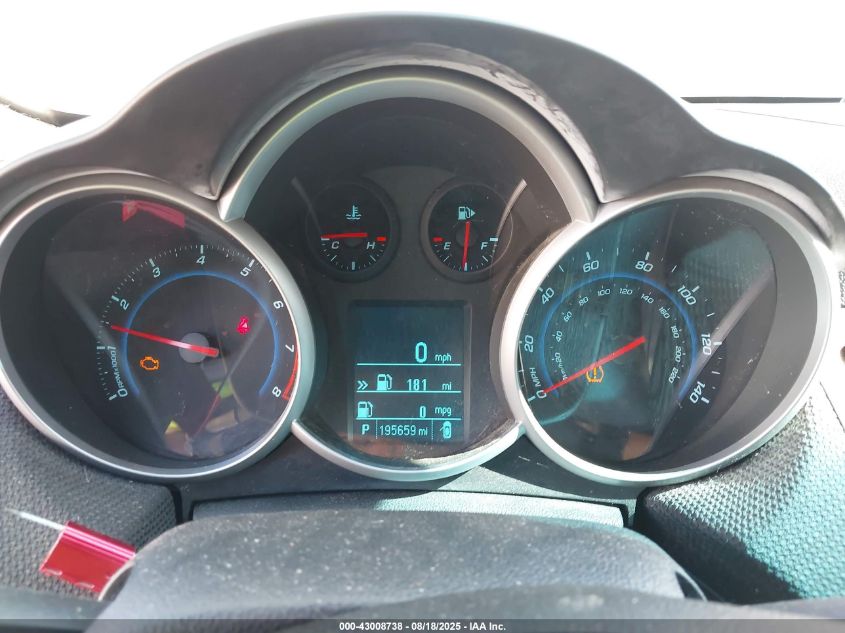 2012 Chevrolet Cruze VIN: 1G1PF5BCXC7119745 Lot: 43008738