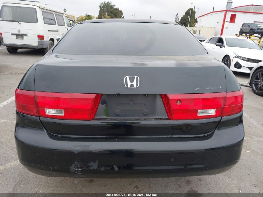 2005 Honda Accord Lx VIN: 1HGCM56455A073456 Lot: 43008775