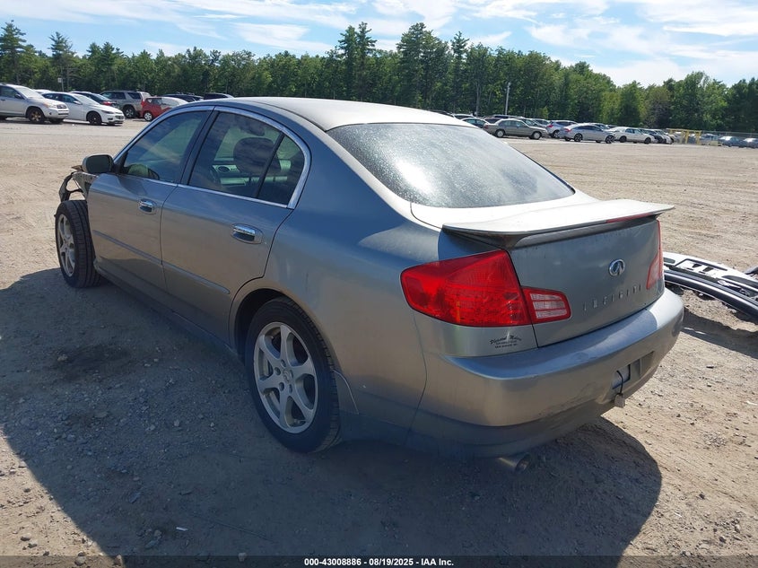 2004 Infiniti G35X silver sedan gasoline JNKCV51FX4M719185 photo #4