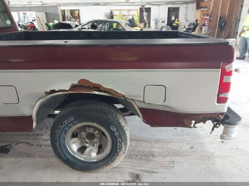 1996 Ford F150 VIN: 1FTEF15N5TLB77452 Lot: 43008946