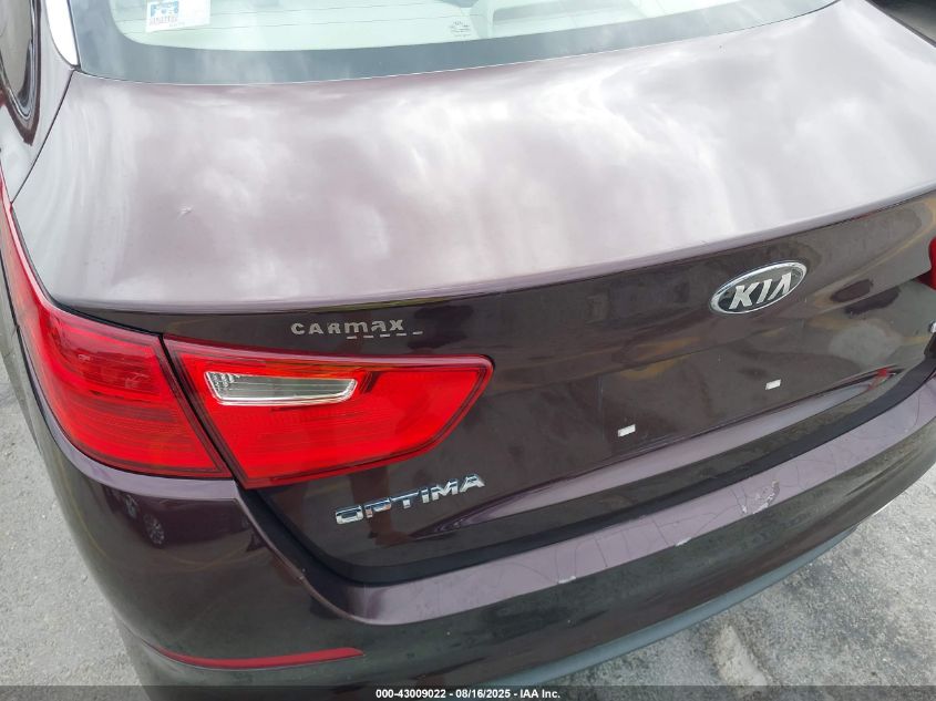 2015 Kia Optima Lx VIN: 5XXGM4A79FG385832 Lot: 43009022