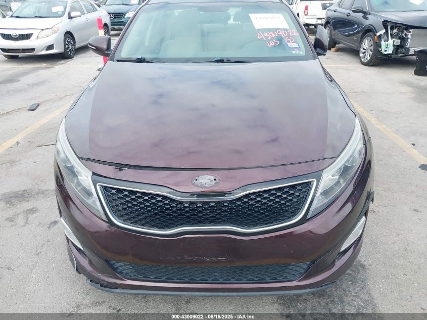2015 Kia Optima Lx VIN: 5XXGM4A79FG385832 Lot: 43009022