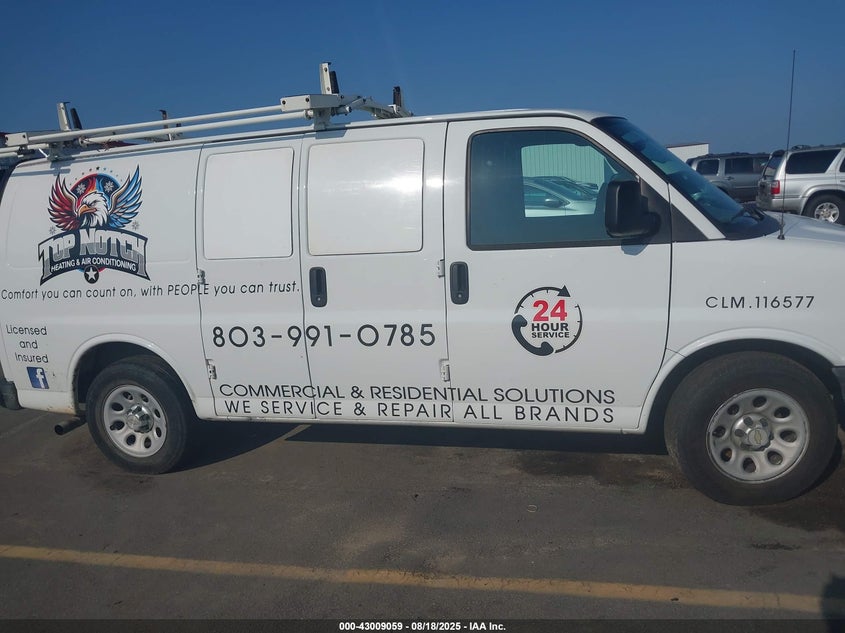 2014 CHEVROLET EXPRESS 1500 WORK VAN - 1GCSGAFX8E1123058