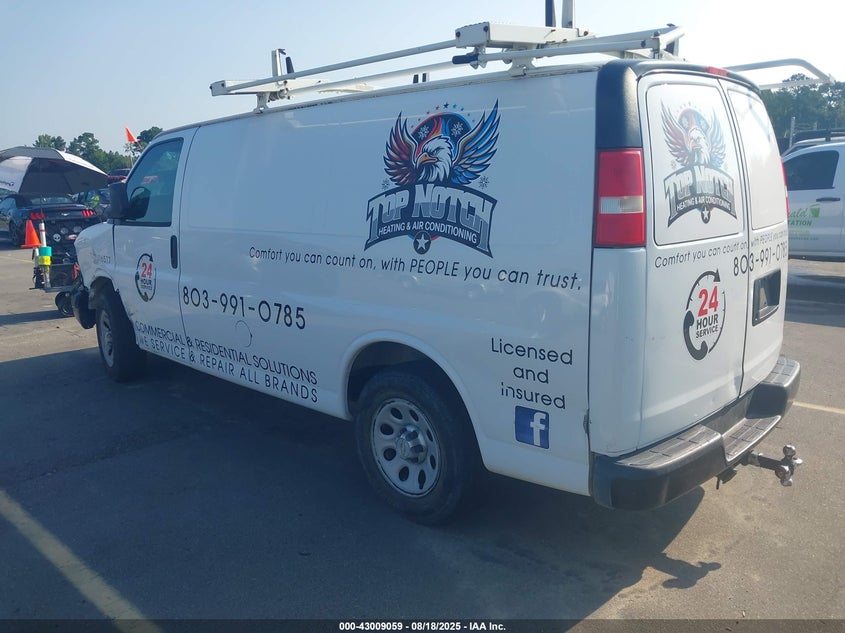 2014 CHEVROLET EXPRESS 1500 WORK VAN - 1GCSGAFX8E1123058