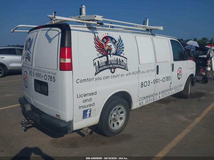 2014 CHEVROLET EXPRESS 1500 WORK VAN - 1GCSGAFX8E1123058