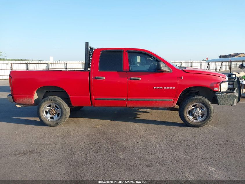 2004 Dodge Ram 2500 Slt/Laramie VIN: 1D7KU28D04J270125 Lot: 43009081