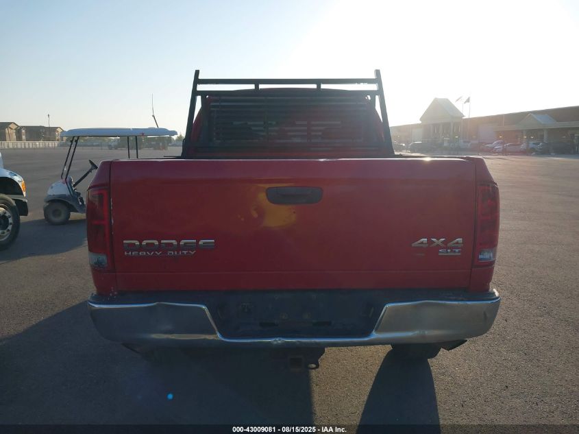 2004 Dodge Ram 2500 Slt/Laramie VIN: 1D7KU28D04J270125 Lot: 43009081