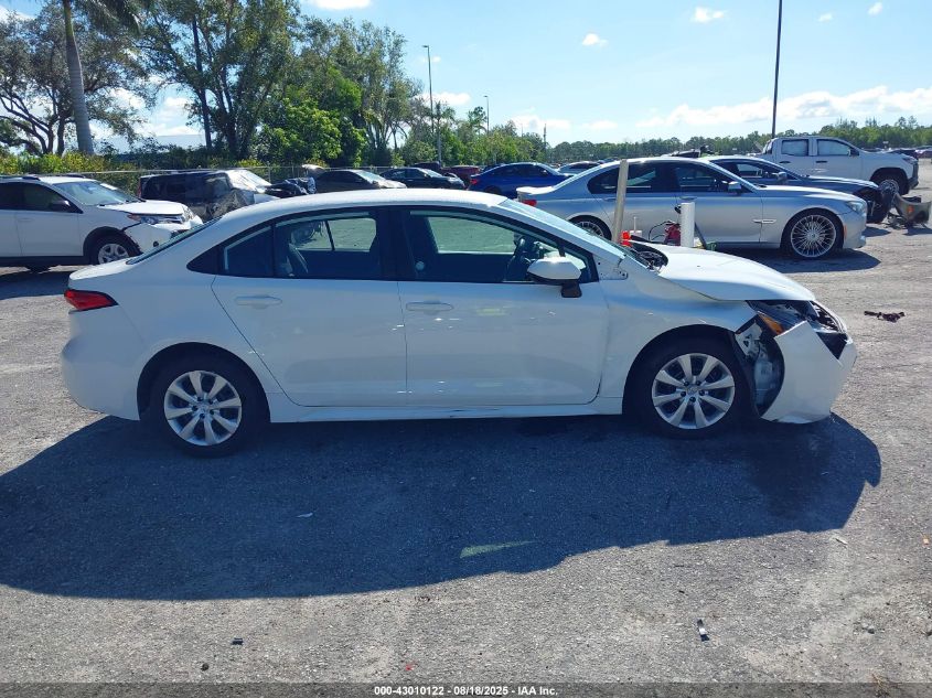 2022 Toyota Corolla Le VIN: 5YFEPMAEXNP274676 Lot: 43010122