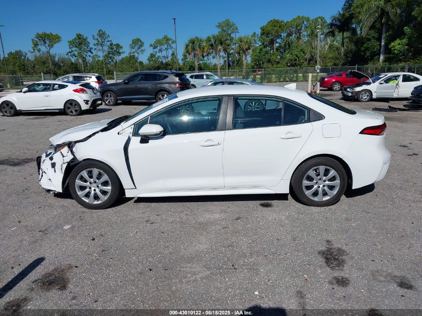 2022 Toyota Corolla Le VIN: 5YFEPMAEXNP274676 Lot: 43010122