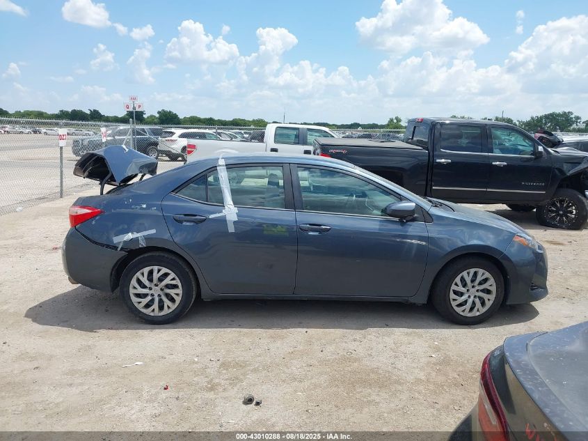 2017 Toyota Corolla Le VIN: 2T1BURHE0HC876876 Lot: 43010288