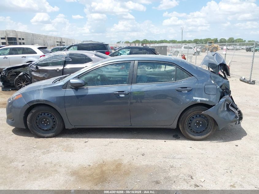 2017 Toyota Corolla Le VIN: 2T1BURHE0HC876876 Lot: 43010288