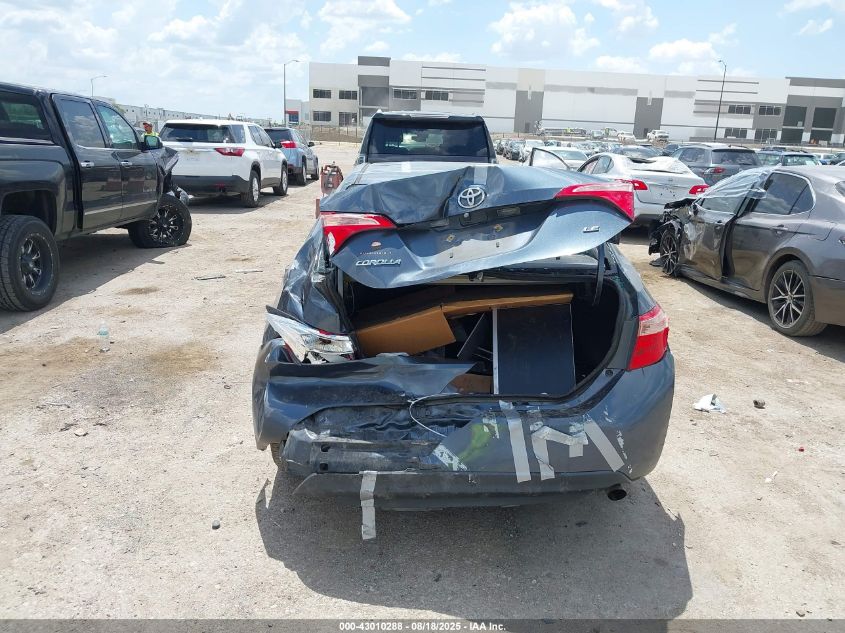 2017 Toyota Corolla Le VIN: 2T1BURHE0HC876876 Lot: 43010288