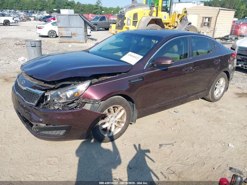 Vin: knagm4a78b5185715, lot: 43504436, kia optima lx 20112