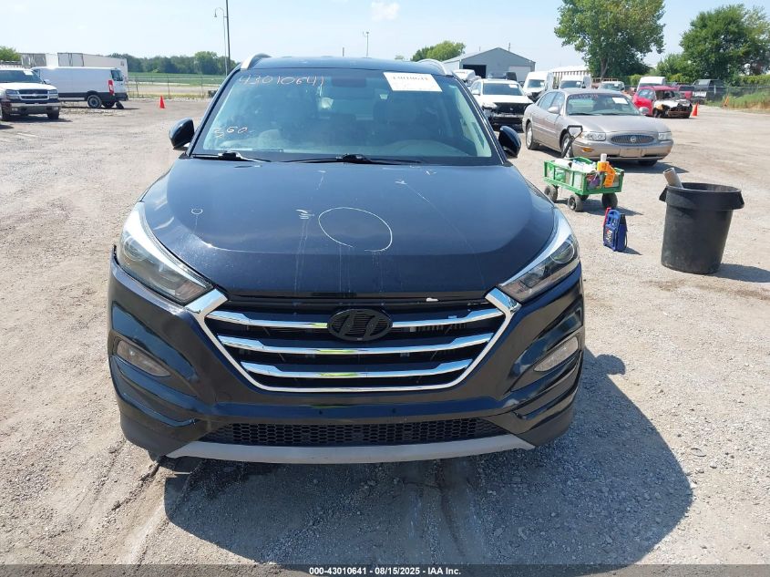 2017 Hyundai Tucson Sport VIN: KM8J3CA21HU343171 Lot: 43010641
