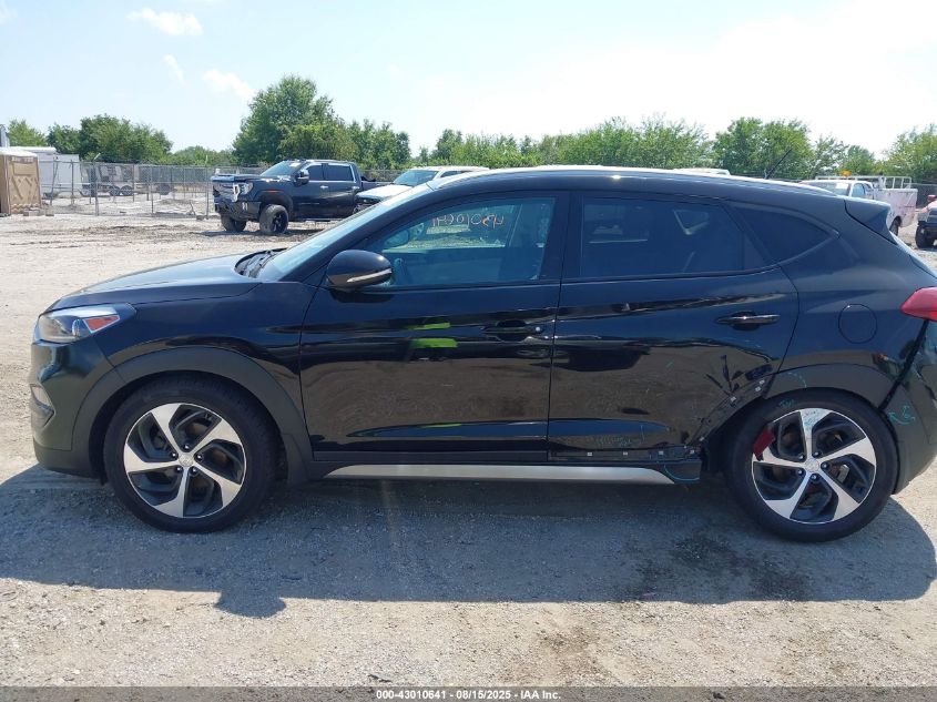 2017 Hyundai Tucson Sport VIN: KM8J3CA21HU343171 Lot: 43010641