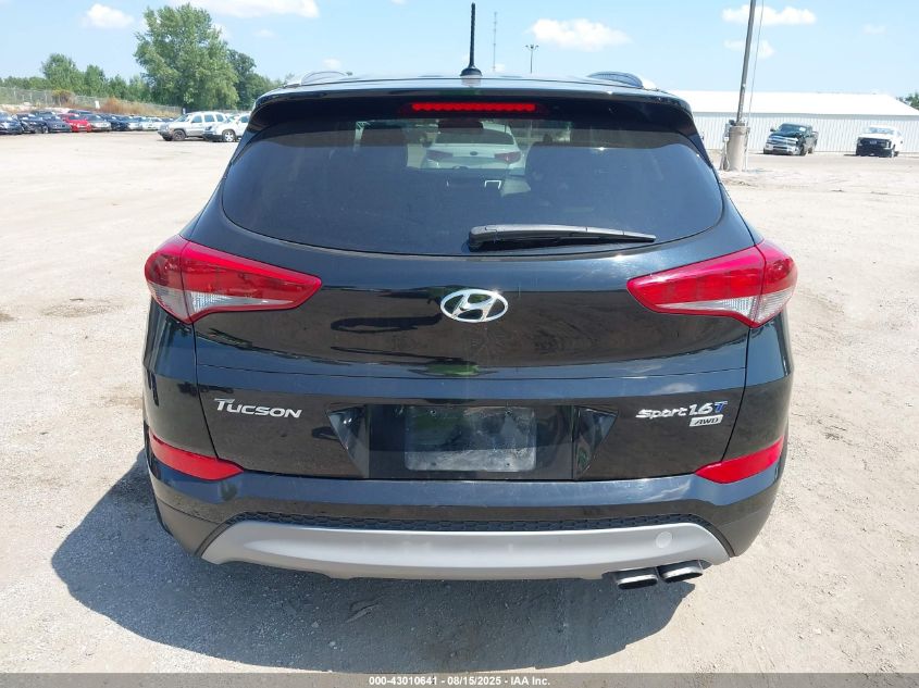 2017 Hyundai Tucson Sport VIN: KM8J3CA21HU343171 Lot: 43010641