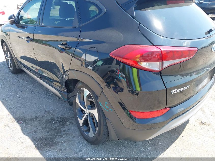 2017 Hyundai Tucson Sport VIN: KM8J3CA21HU343171 Lot: 43010641