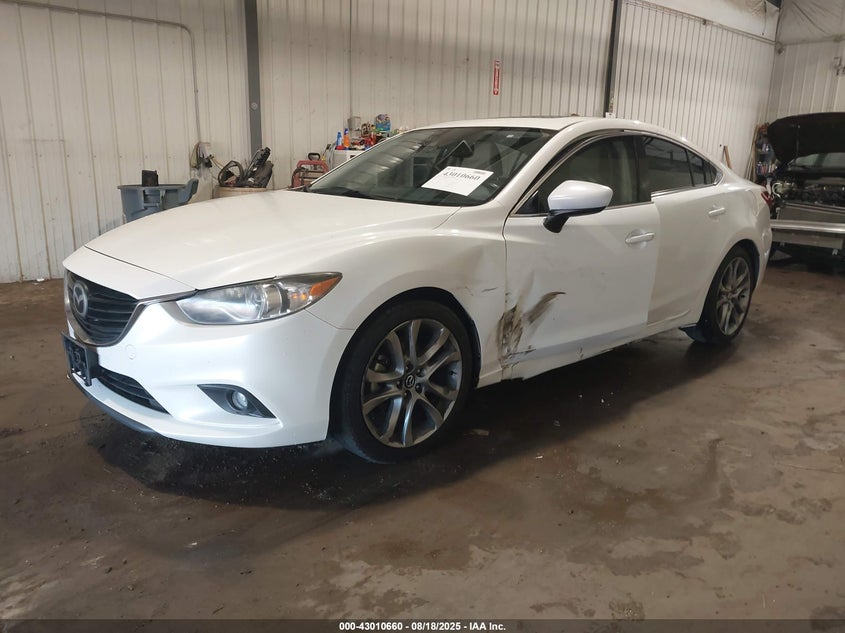 Vin: jm1gj1w53f1216013, lot: 43504774, mazda mazda6 i grand touring 20152