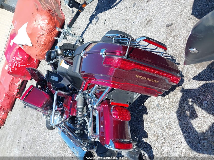 2017 Harley-davidson Flhtk Ultra Limited Red Lot 111043010675 Vin 1HD1KED12HB688371