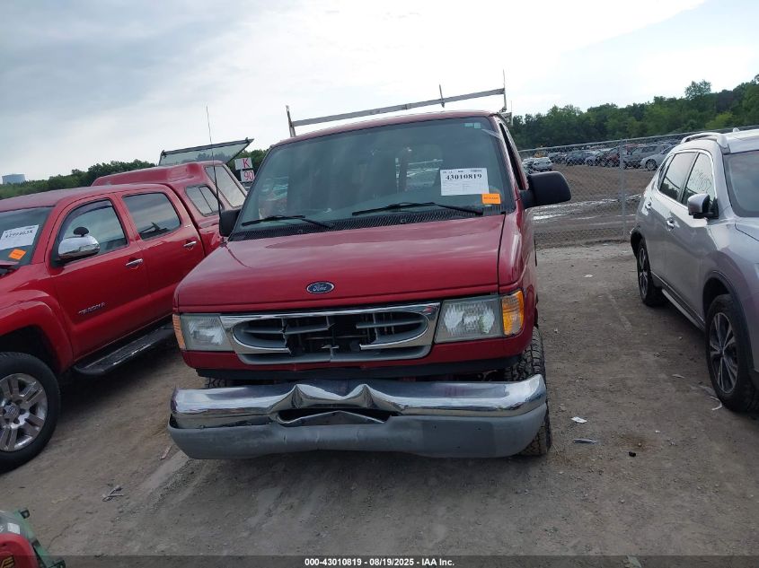 2002 Ford Econoline E150 Wagon VIN: 1FMRE11W42HA98435 Lot: 43010819