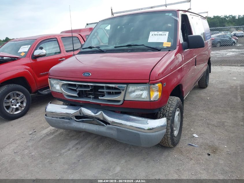 2002 Ford Econoline E150 Wagon VIN: 1FMRE11W42HA98435 Lot: 43010819
