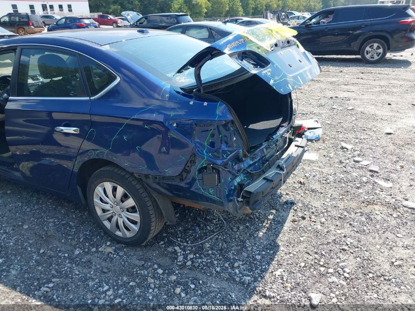 2017 Nissan Sentra Sv VIN: 3N1AB7AP2HY223325 Lot: 43010830