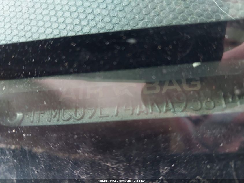 2010 Ford Escape Limited VIN: 1FMCU9E74AKA93814 Lot: 43010954