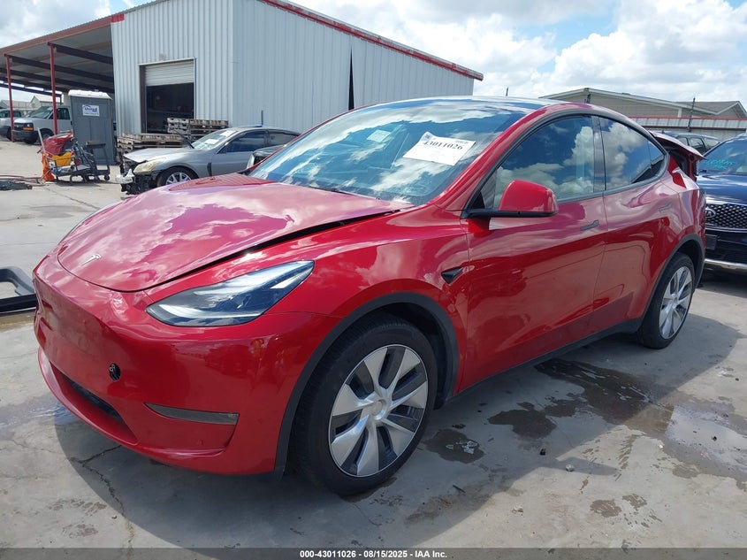 Vin: 7saygdee5pa177066, lot: 43505140, tesla model y awd/long range dual motor all-wheel drive 20232