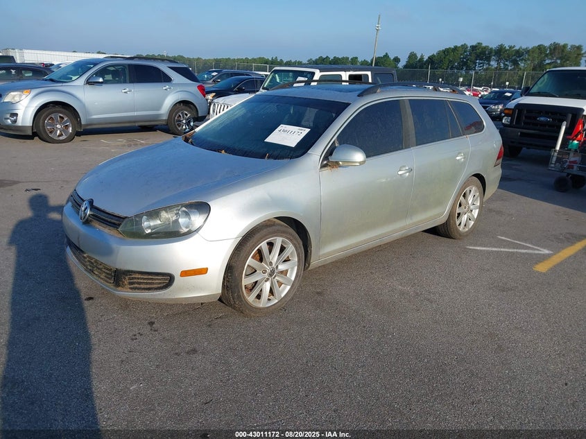 2014 VOLKSWAGEN JETTA SPORTWAGEN 2.0L TDI 3VWPL7AJ3EM618615
