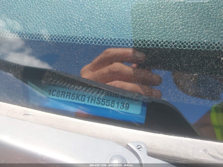 2017 RAM 1500 TRADESMAN  4X2 5'7 BOX - 1C6RR6KG1HS556139