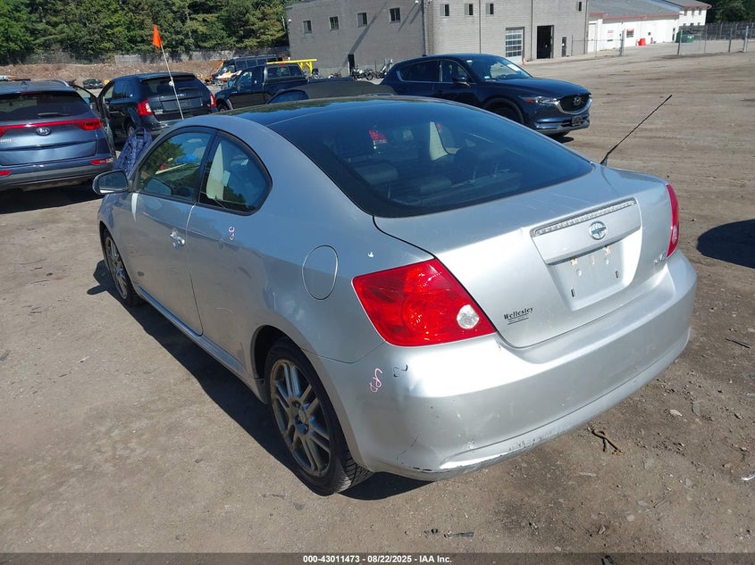 2006 Scion Tc silver coupe gasoline JTKDE177X60106095 photo #4