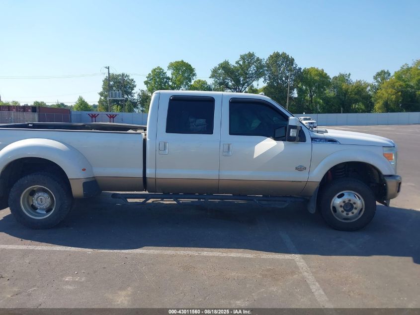 2013 Ford F-350 Lariat VIN: 1FT8W3DT3DEA74481 Lot: 43011560