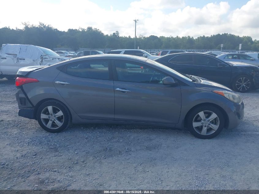 2013 Hyundai Elantra Gls VIN: 5NPDH4AE9DH398281 Lot: 43011646