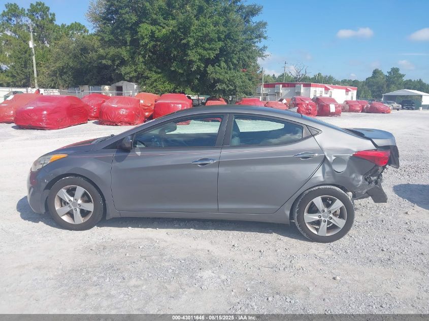 2013 Hyundai Elantra Gls VIN: 5NPDH4AE9DH398281 Lot: 43011646