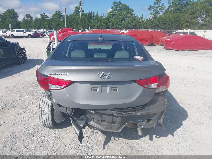 2013 Hyundai Elantra Gls VIN: 5NPDH4AE9DH398281 Lot: 43011646