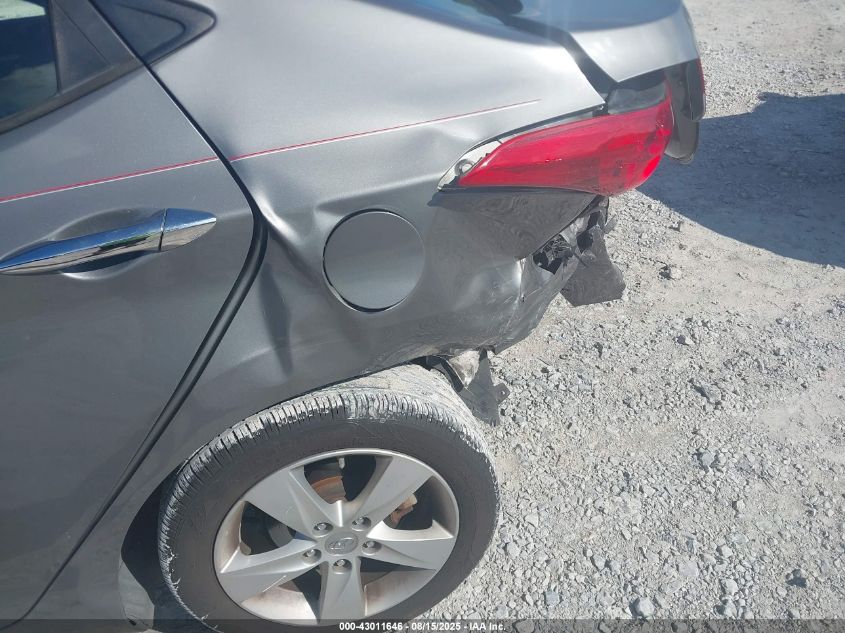 2013 Hyundai Elantra Gls VIN: 5NPDH4AE9DH398281 Lot: 43011646