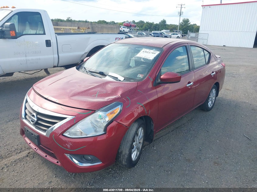 Vin: 3n1cn7ap6jl812901, lot: 43505823, nissan versa 1.6 sv 20182