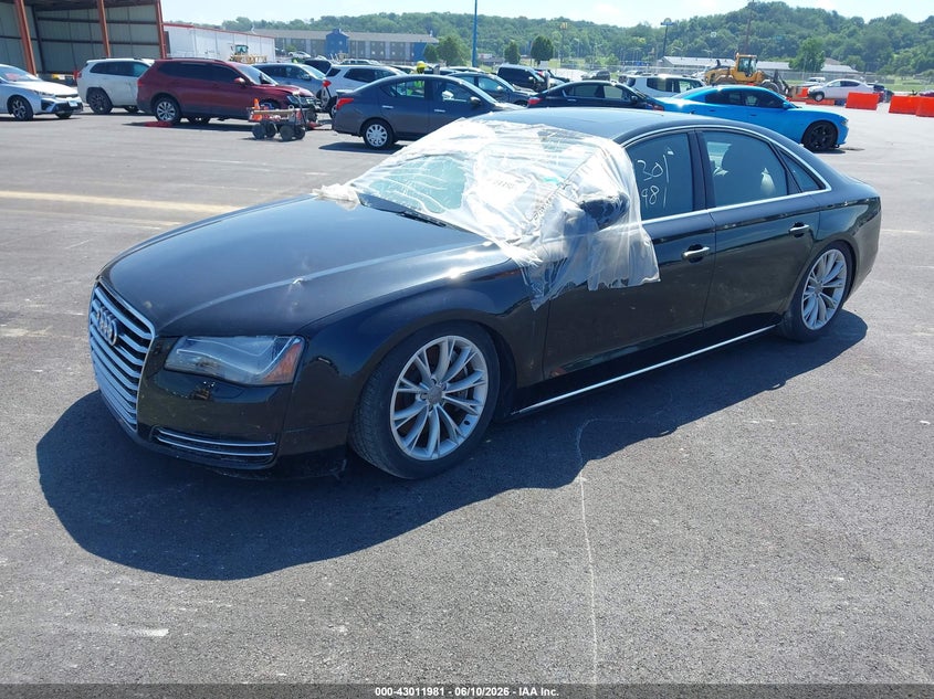 Vin: wauavafd4cn001596, lot: 43506095, audi a8 4.2 20122