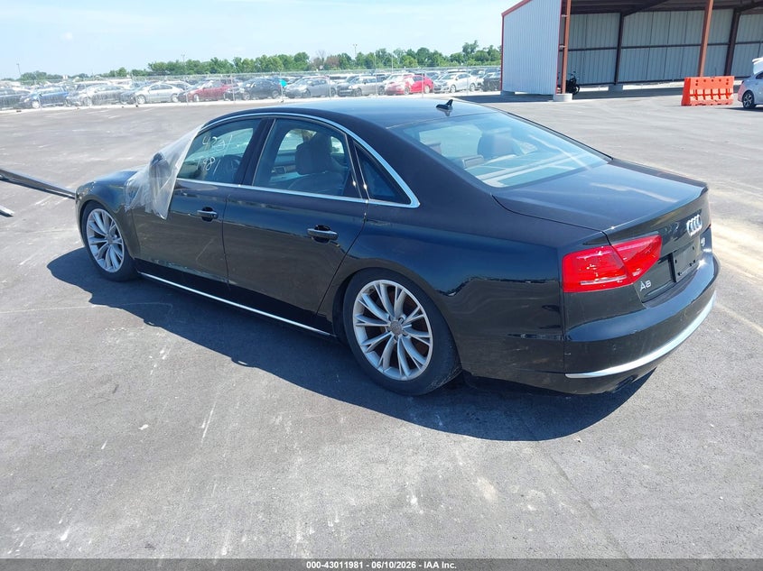 Vin: wauavafd4cn001596, lot: 43506095, audi a8 4.2 20123