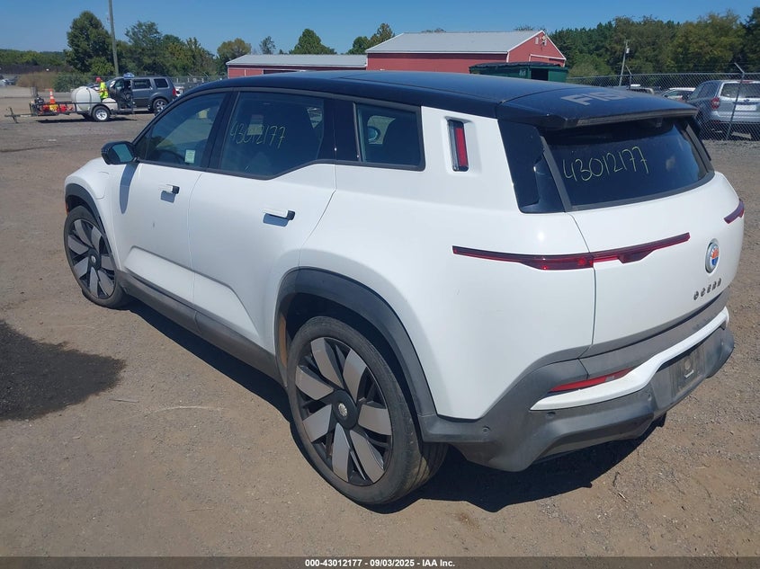 Vin: vcf1ubu25pg007737, lot: 43506291, fisker ocean ultra 20233