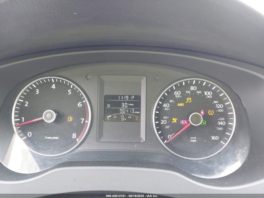 2013 VOLKSWAGEN JETTA 2.5L SE - 3VWDX7AJ2DM297656