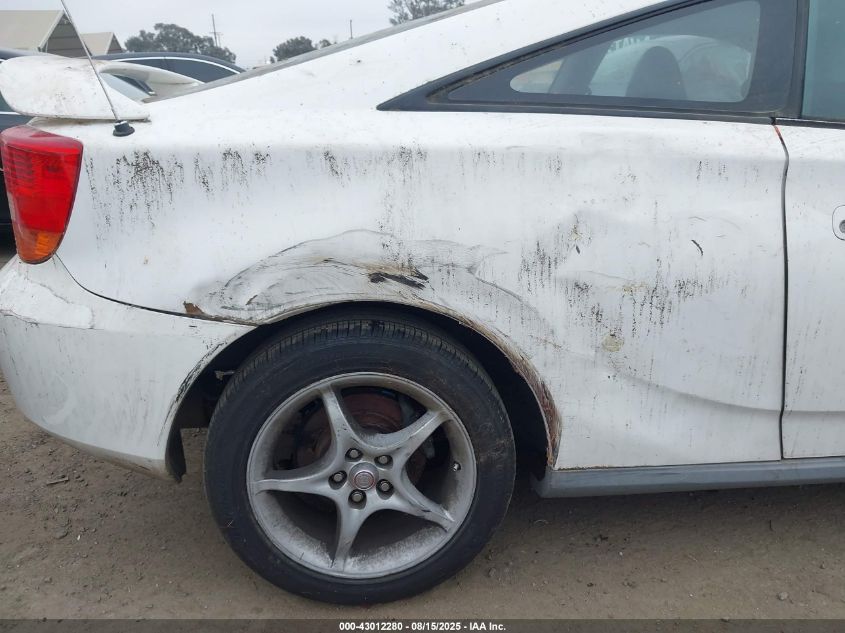 2000 Toyota Celica Gts VIN: JTDDY32T2Y0031751 Lot: 43012280