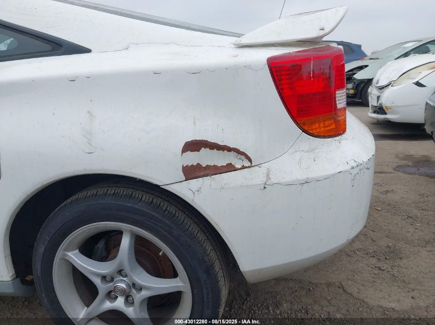 2000 Toyota Celica Gts VIN: JTDDY32T2Y0031751 Lot: 43012280