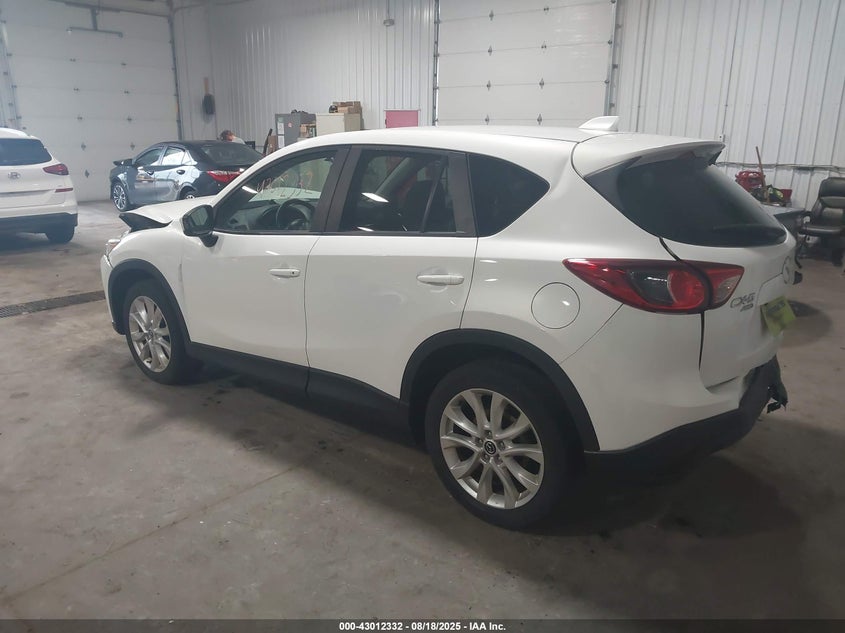 Vin: jm3ke4dy1e0303076, lot: 43506446, mazda cx-5 grand touring 20143
