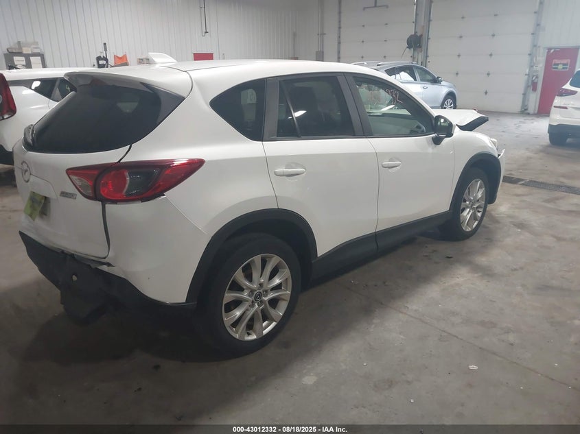 Vin: jm3ke4dy1e0303076, lot: 43506446, mazda cx-5 grand touring 20144