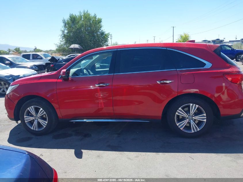 2020 Acura Mdx Standard VIN: 5J8YD4H3XLL023447 Lot: 43012395